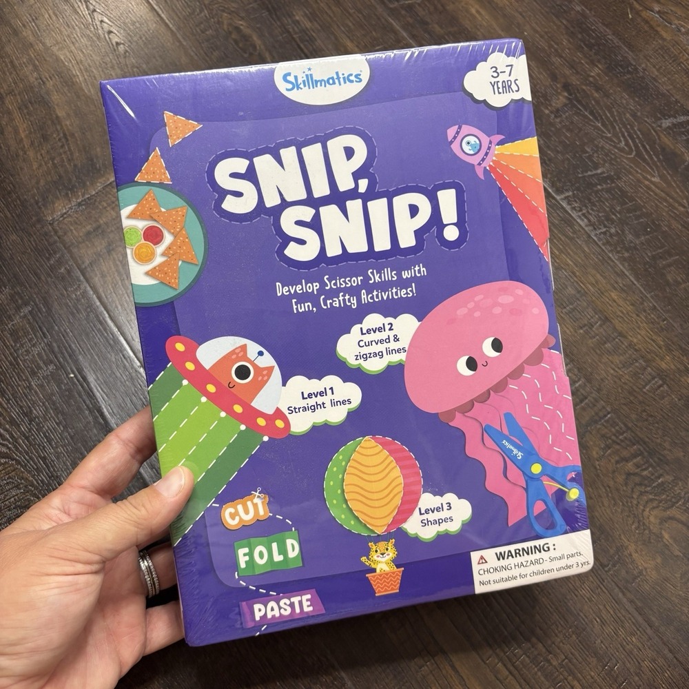 Skillmatics Art Activity Kit - Snip, Snip, Practice Scissor Skills for Kids NEW